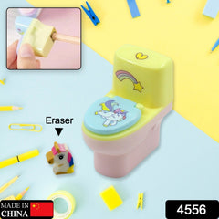 Fun & Functional! Toilet Sharpener with Eraser (2 Pc Set)