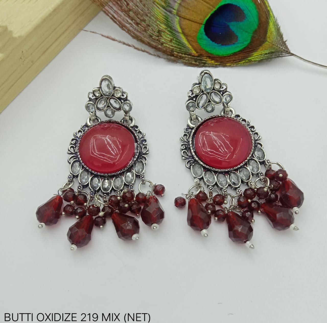 GERMAN SILVER EARINGS FOR WOMAN AND GIRLS