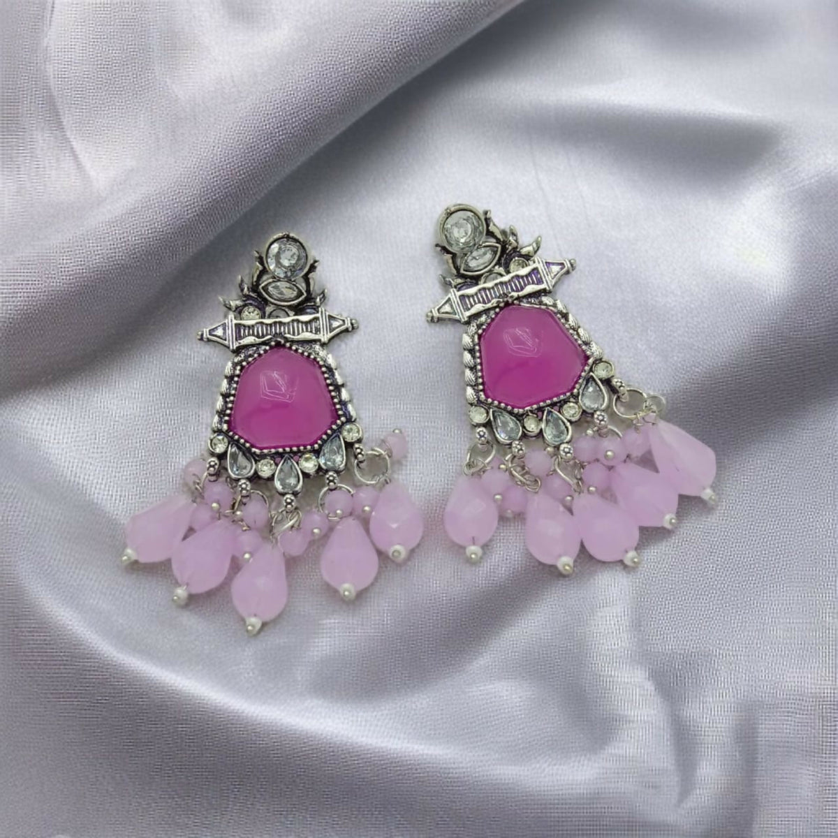 GERMAN SILVER EARINGS FOR WOMAN AND GIRL