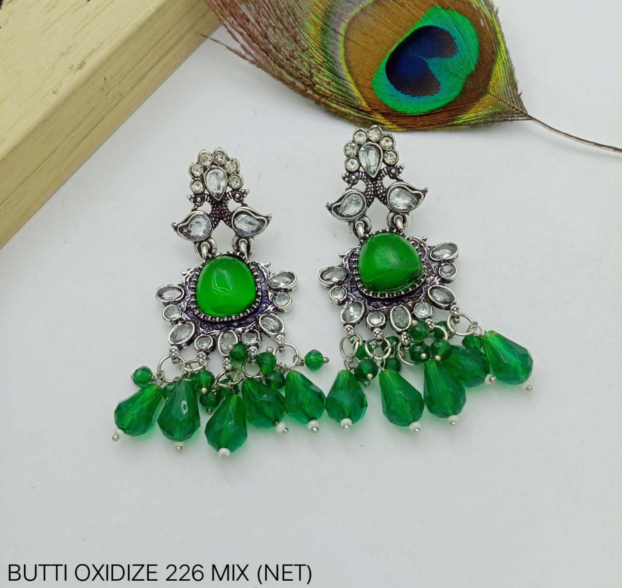 GERMAN SILVER EARINGS FOR WOMAN AND GIRLS