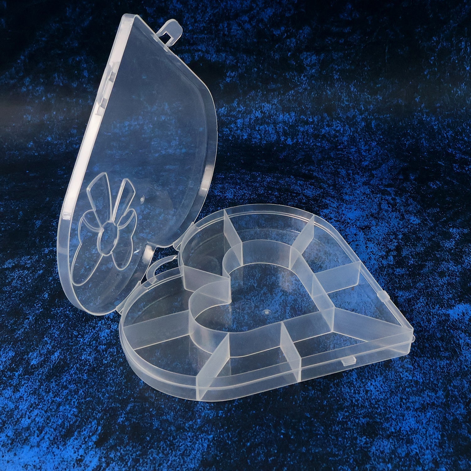 Charming Heart-Shaped 10-Compartment Multi-Purpose Craft & Bead Organizer Box