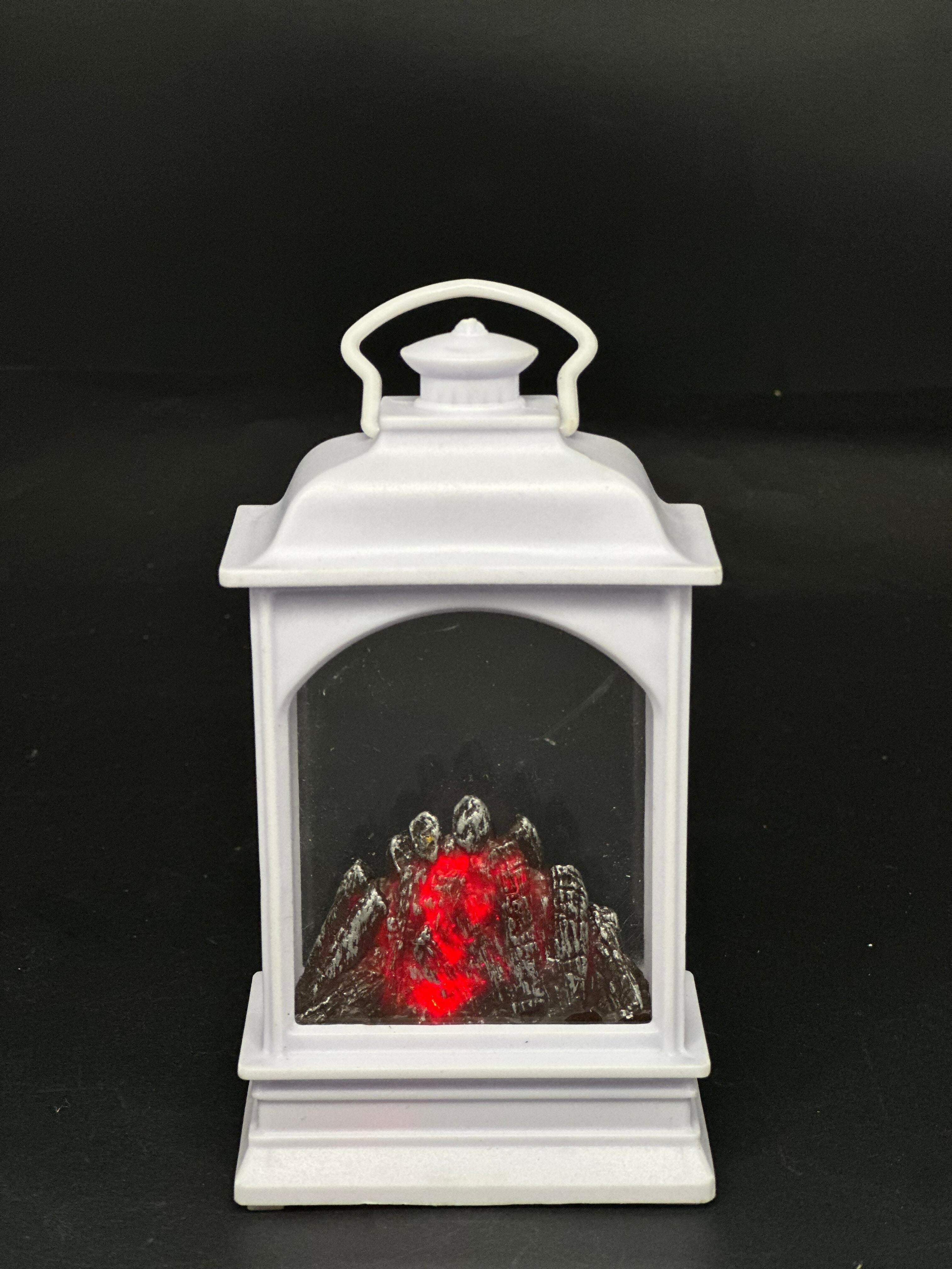 Mini LED Fireplace Lantern