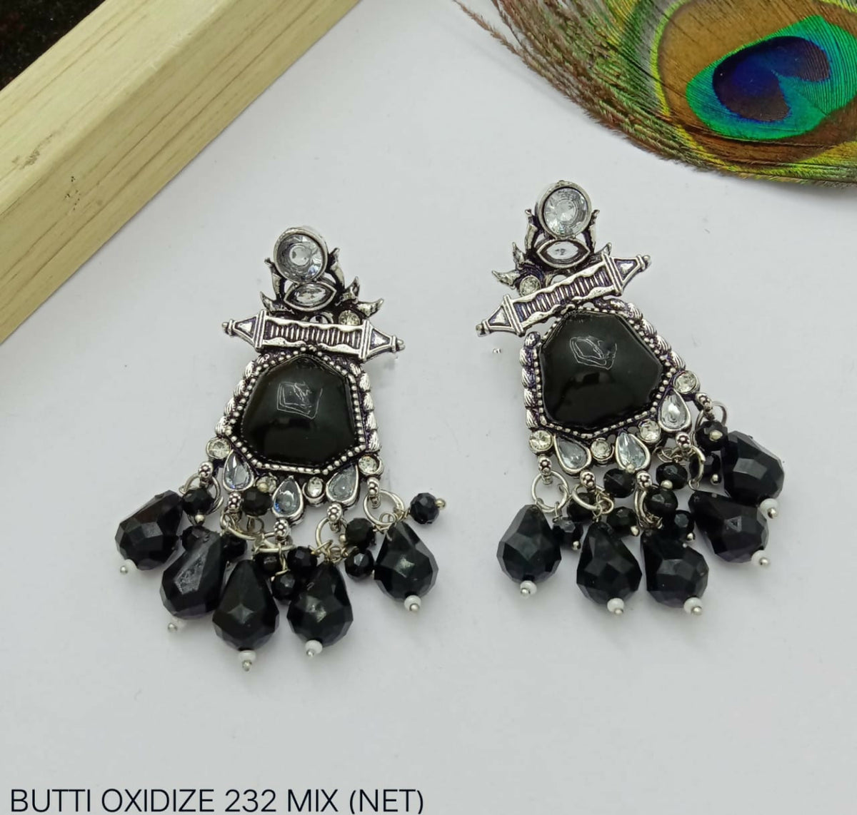 GERMAN SILVER EARINGS FOR WOMAN AND GIRLS
