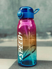 Motivational 1300 ML three shaded water bottle (PINK AND BLUE)