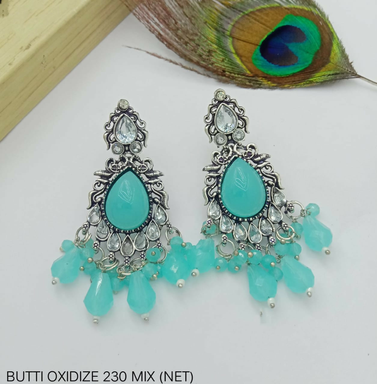 GERMAN SILVER EARINGS FOR WOMAN AND GIRLS