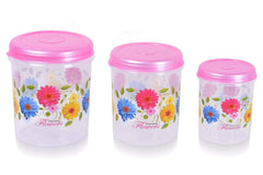 3 Pc Storage Container used in all kinds of places including household and offices for storing stuffs and items etc.