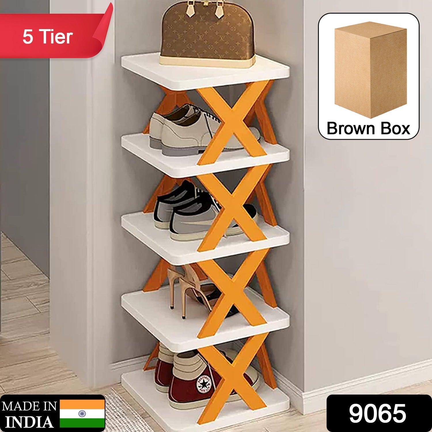 5-Layer Shoe Rack for Small Spaces & Easy Storage