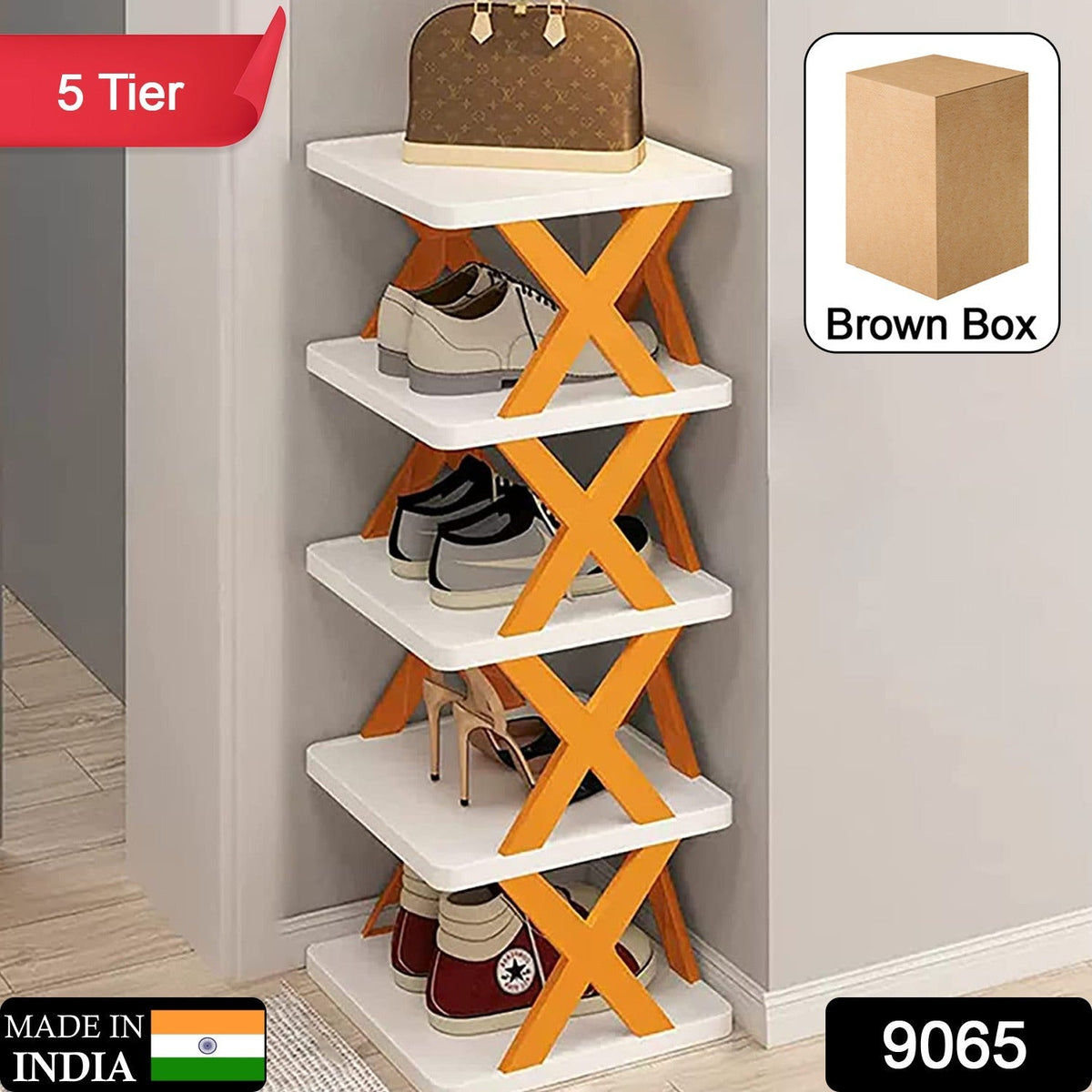 5-Layer Shoe Rack for Small Spaces & Easy Storage
