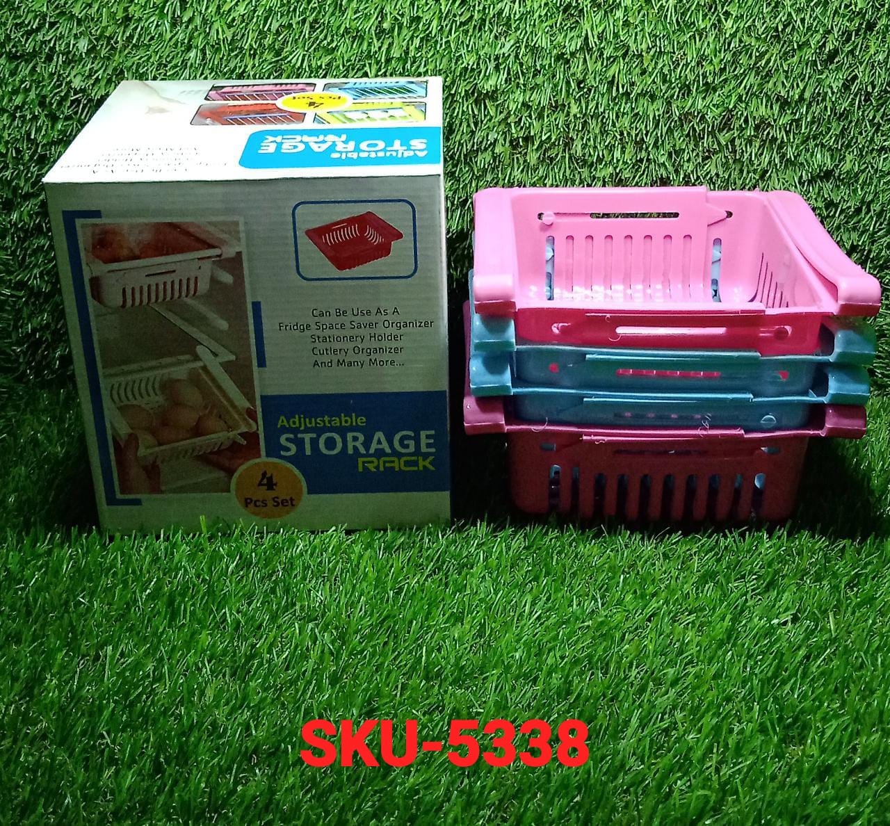 Virgin Freeze Storage Unbreakable Adjustable basket with Extra Storage