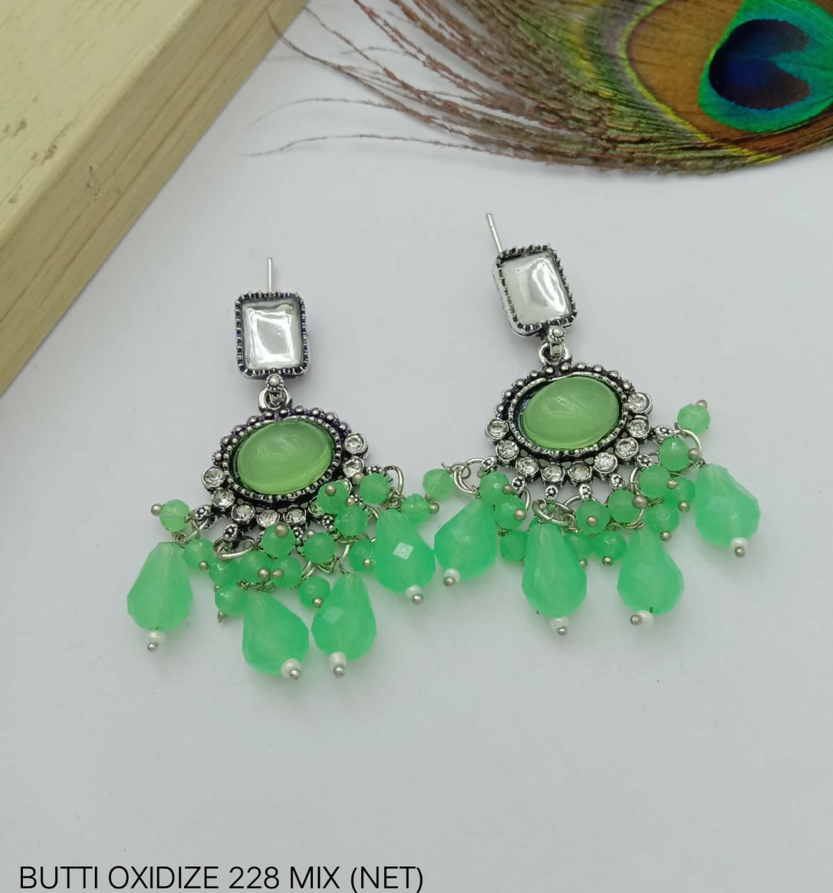 GERMAN SILVER EARINGS FOR WOMAN AND GIRLS