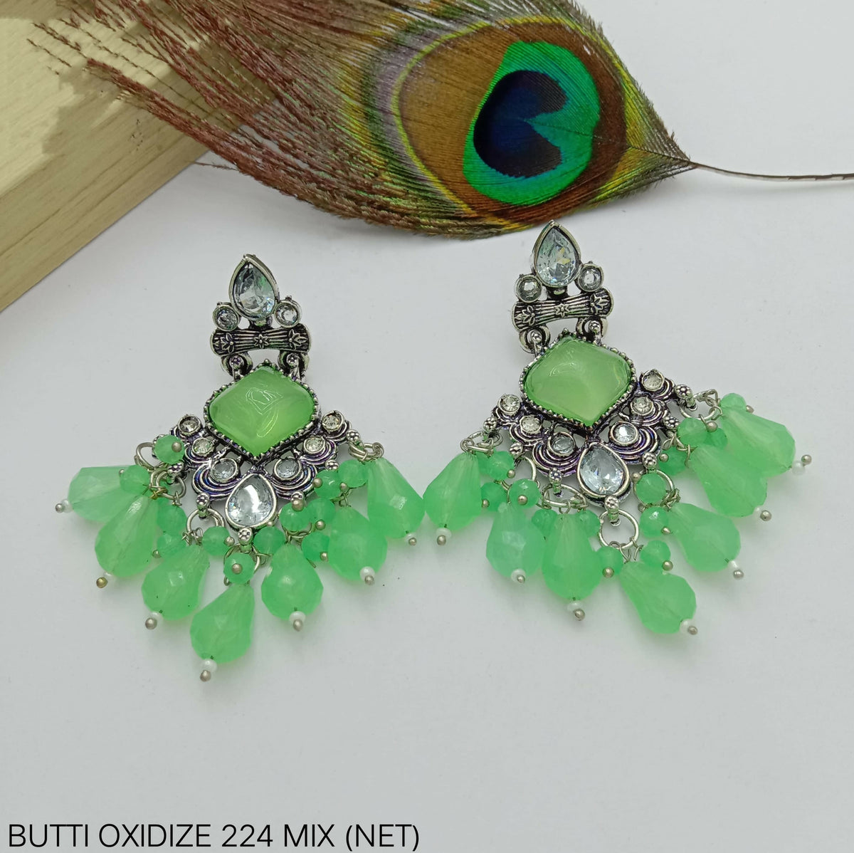 GERMAN SILVER EARINGS FOR WOMAN AND GIRLS