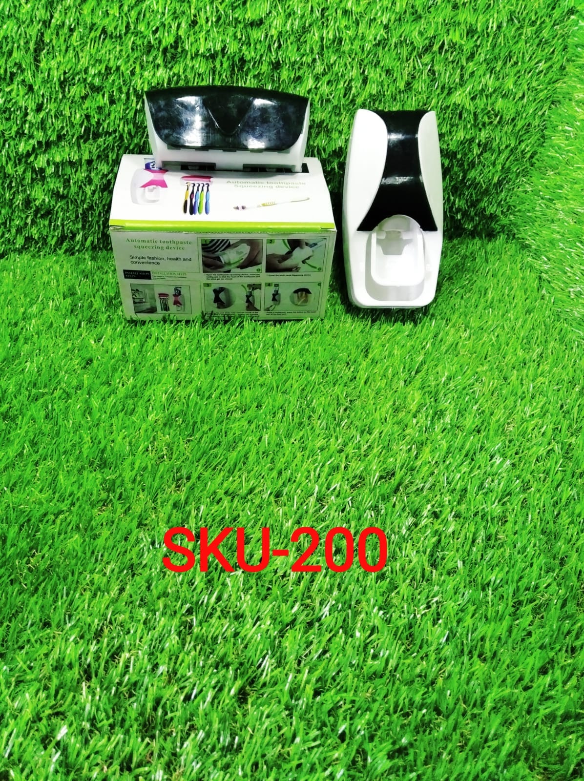 Toothpaste Dispenser & Tooth Brush with Toothbrush