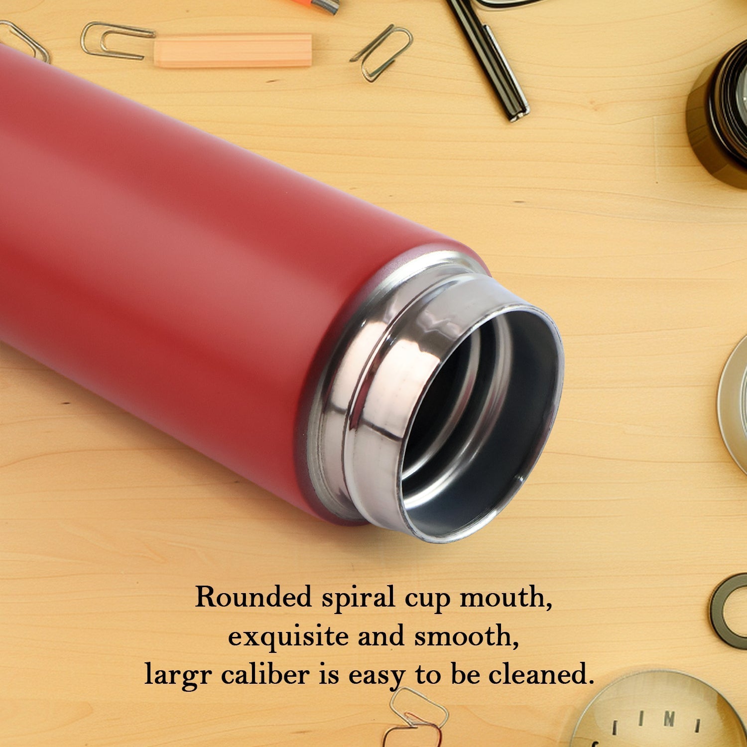 Red Vacuum Insulated Water Bottle (1 Pc / 500ML)