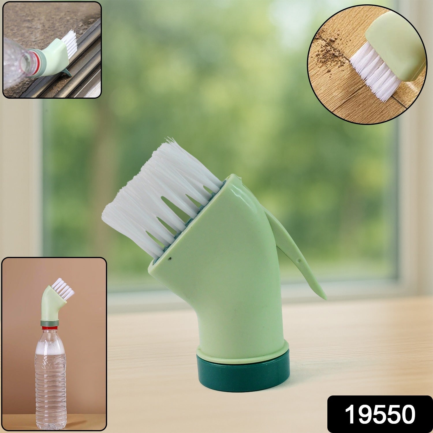 SmartFlow 2-in-1 Water Dispensing Cleaning Brush with Scraper