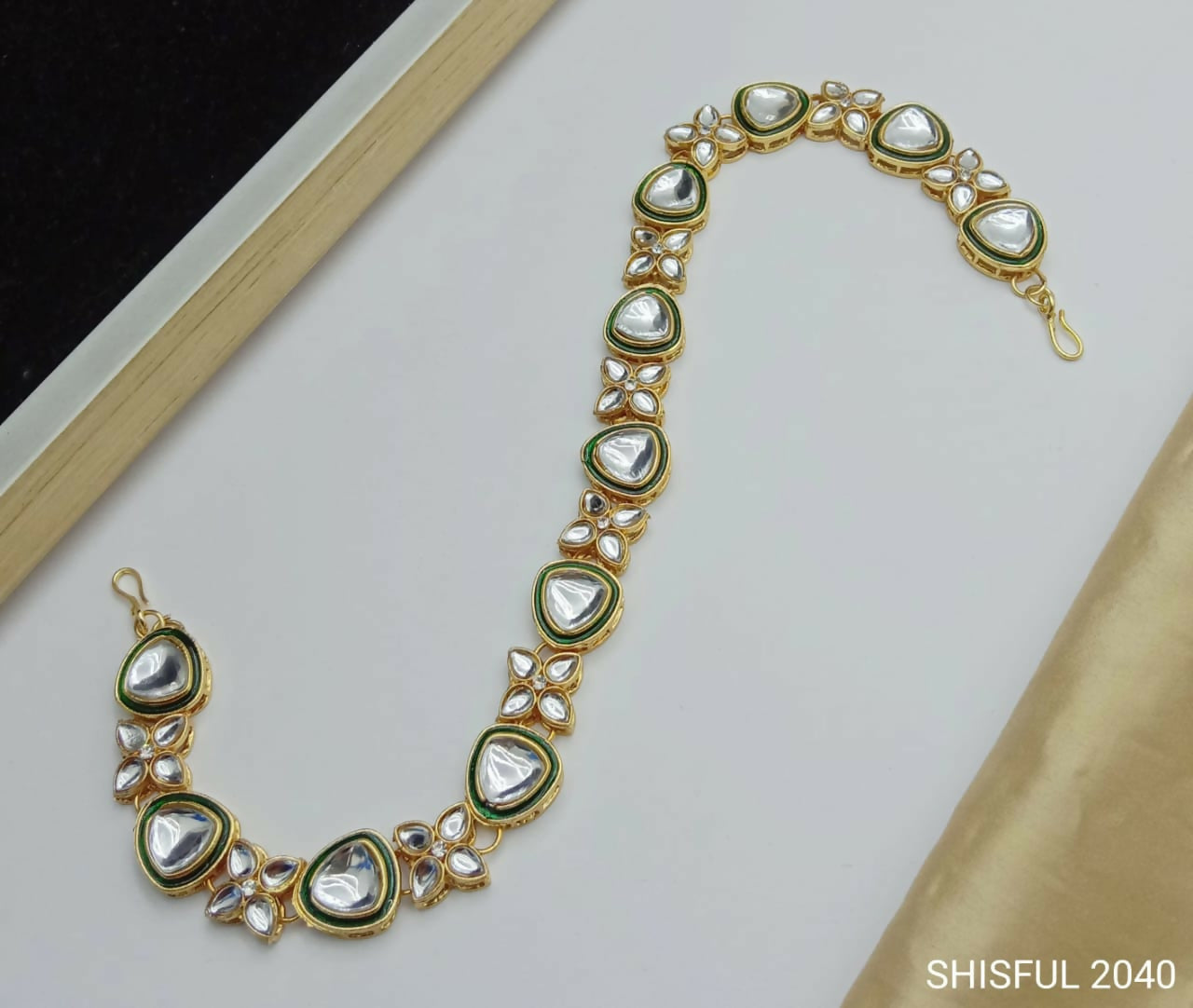 SHISHFUL (KUNDAN) MATHA PATTI FOR WOMAN AND GIRL