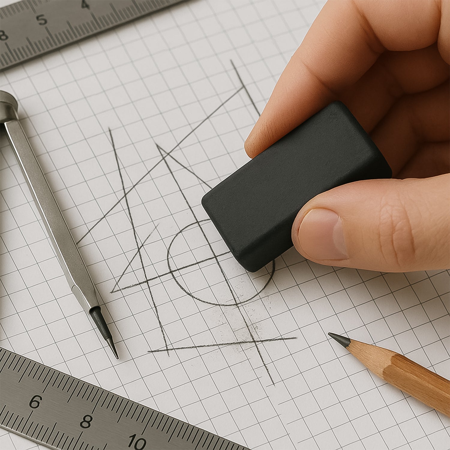 Fancy & Stylish Eraser (30 Pc / Mix Design)