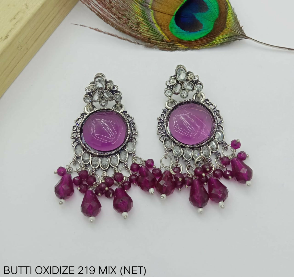 GERMAN SILVER EARINGS FOR WOMAN AND GIRLS
