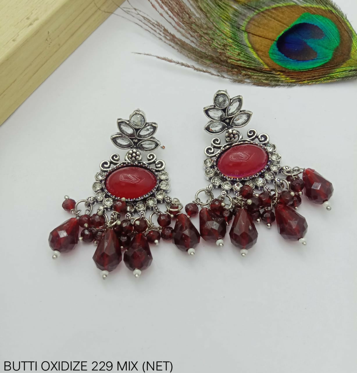 GERMAN SILVER EARINGS FOR WOMAN AND GIRLS