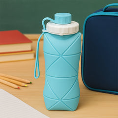 The KikiKart 600ml Collapsible Silicone Water Bottle – Your Ultimate Travel & Gym Hydration Companion
