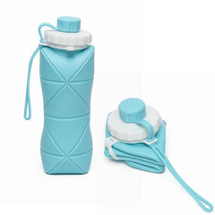 The KikiKart 600ml Collapsible Silicone Water Bottle – Your Ultimate Travel & Gym Hydration Companion