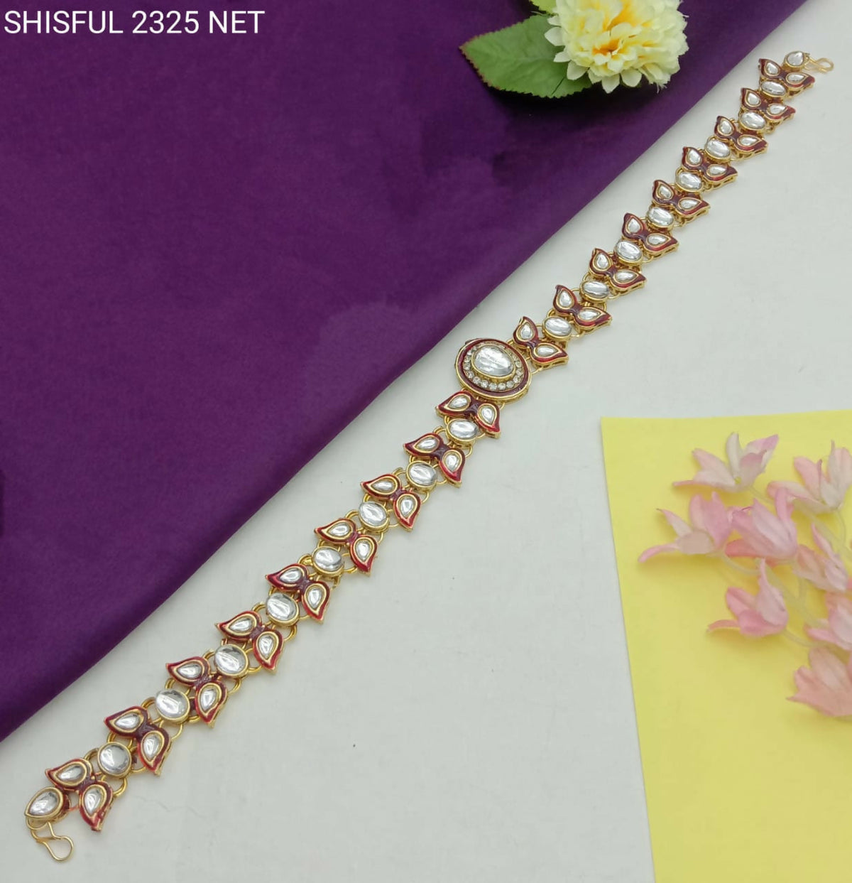 SHISHFUL (KUNDAN) MATHA PATTI FOR WOMAN AND GIRL