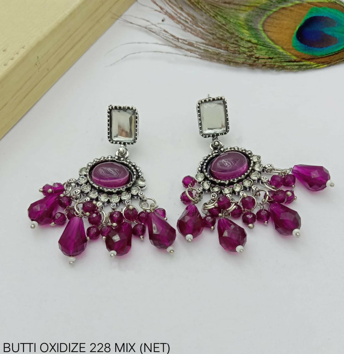 GERMAN SILVER EARINGS FOR WOMAN AND GIRLS