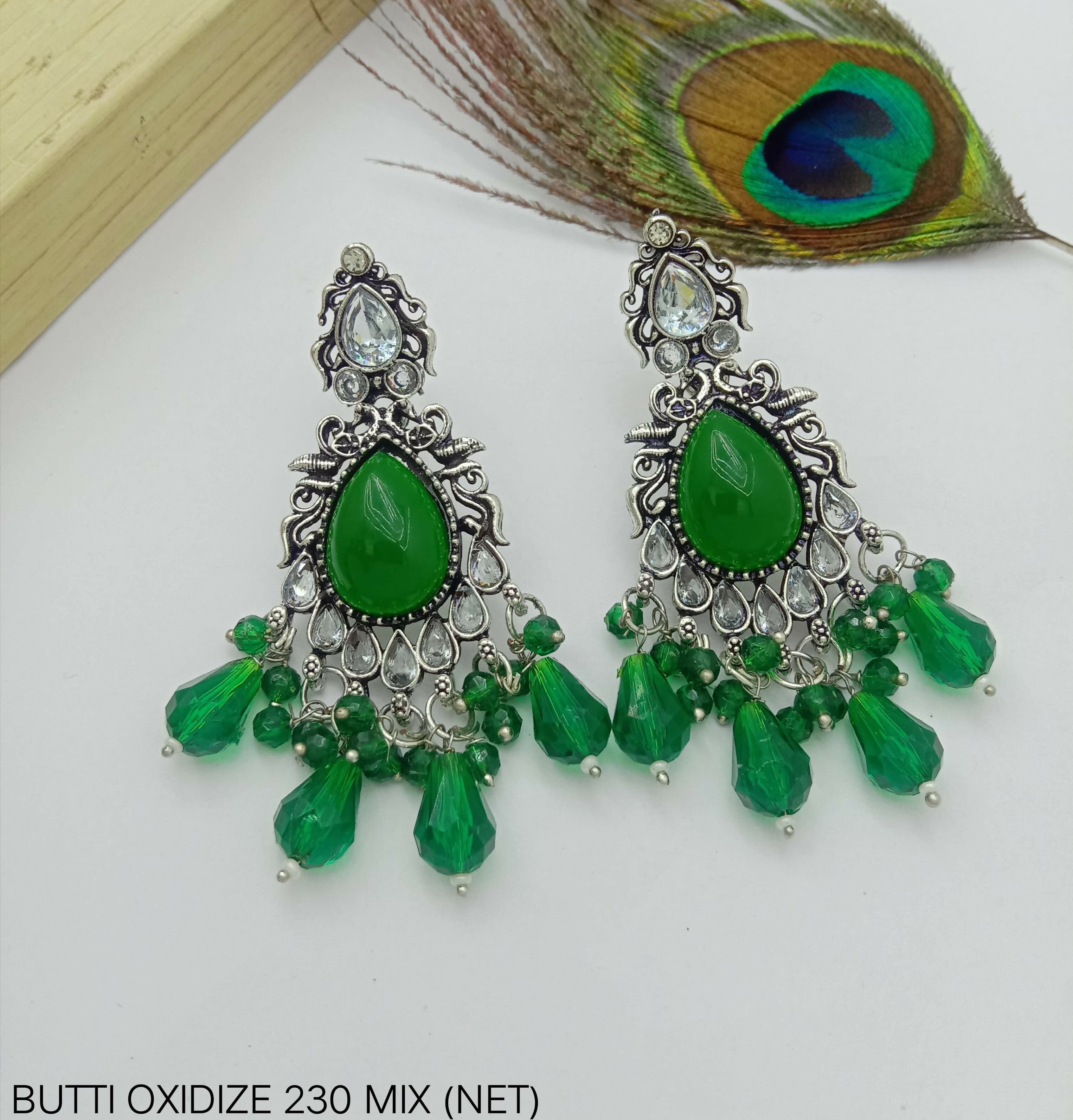 GERMAN SILVER EARINGS FOR WOMAN AND GIRLS
