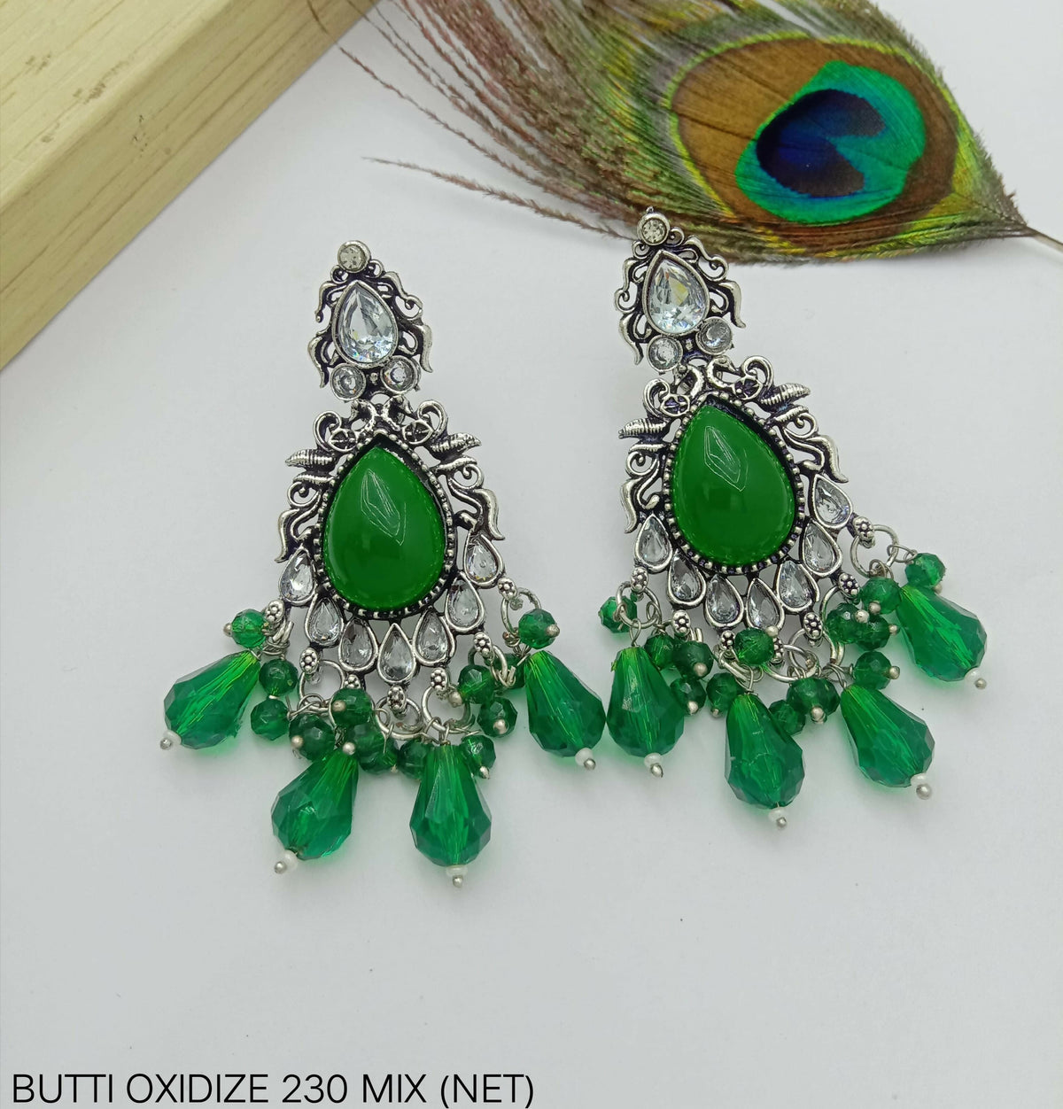GERMAN SILVER EARINGS FOR WOMAN AND GIRLS