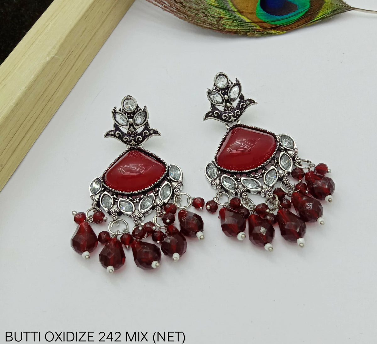 GERMAN SILVER EARINGS FOR WOMAN AND GIRLS