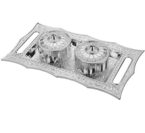 Multipurpose Decorative Multi Storage Mukhwas Dani / Serving Tray