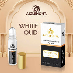 Aiglemont's White Oud, 6ml Roll-on, Alcohol free, Long Lasting Attar