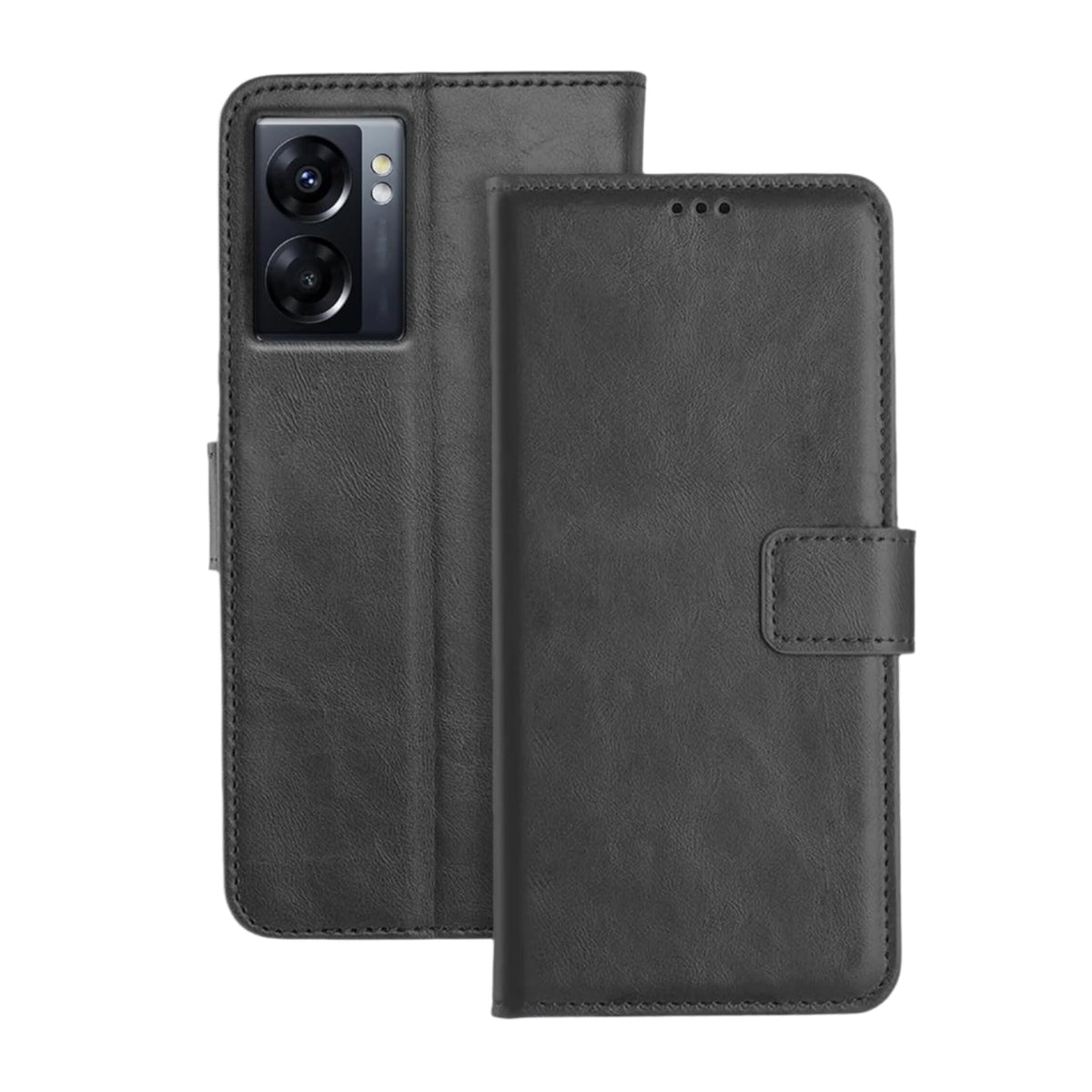 Black Leather Casetify Case Case For Oppo K10