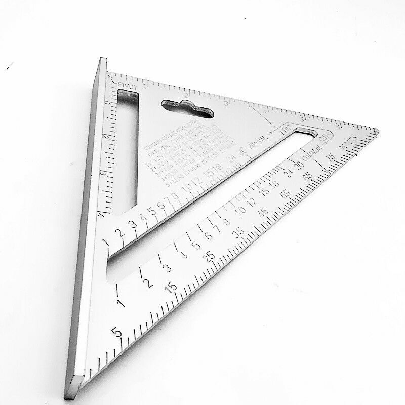 Light Weight Double Side Scale Triangle Measurement Hand Tool