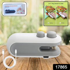 Customize Mini Bag Sealer, 2 in 1 Seal & Cutter Heat Sealers