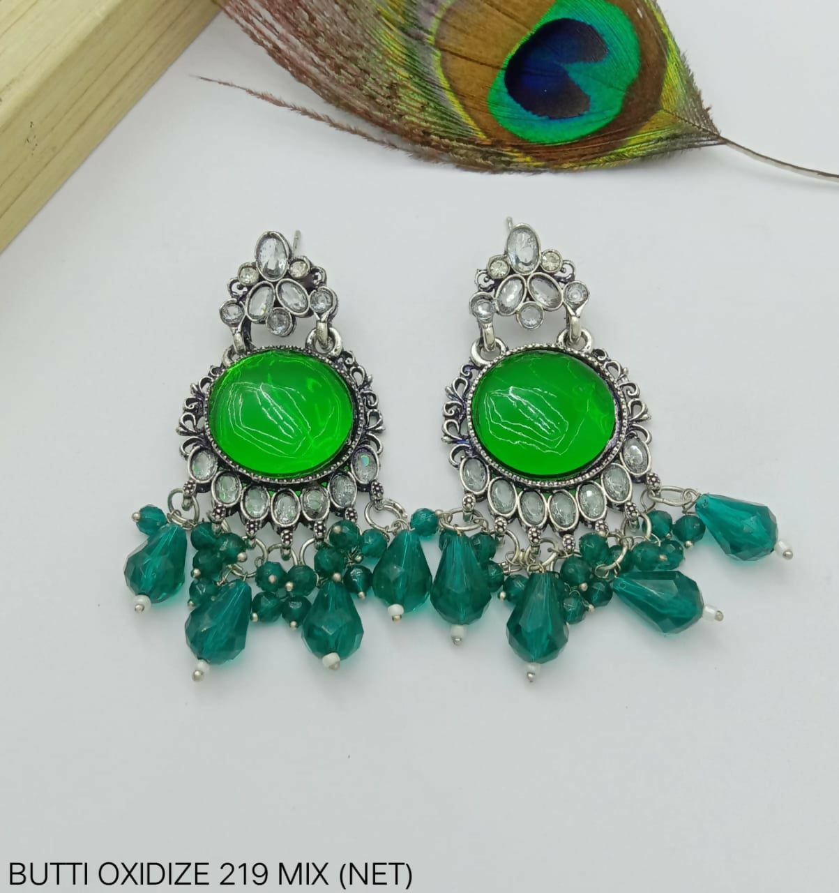 GERMAN SILVER EARINGS FOR WOMAN AND GIRLS