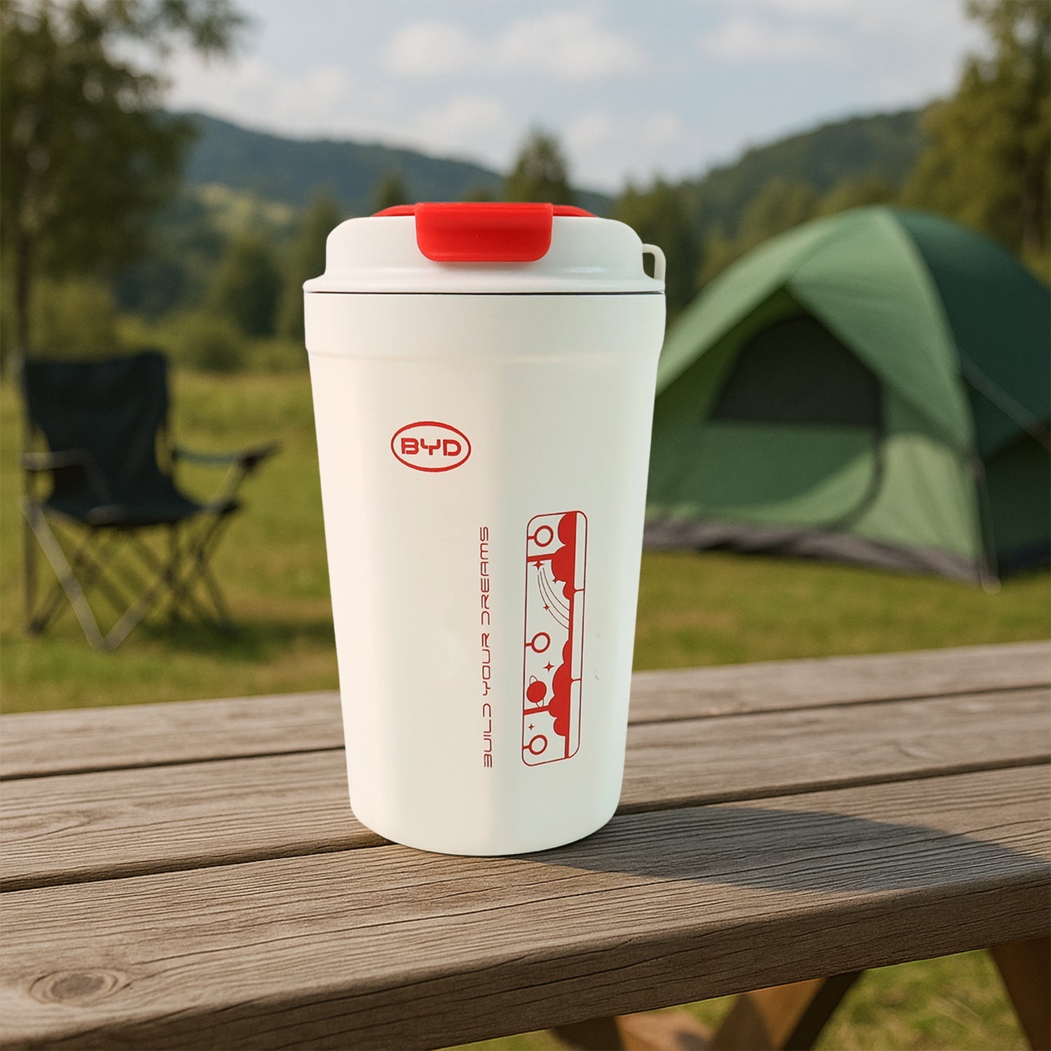 KikiKart Premium 500ml Vacuum Insulated Travel Bottle – Spill-Proof Hot & Cold Thermos
