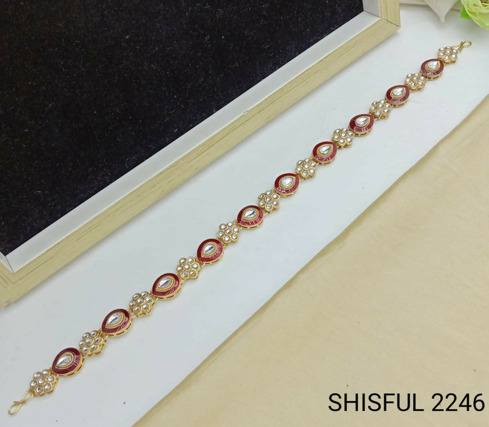 SHISHFUL (KUNDAN) MATHA PATTI FOR WOMAN AND GIRL