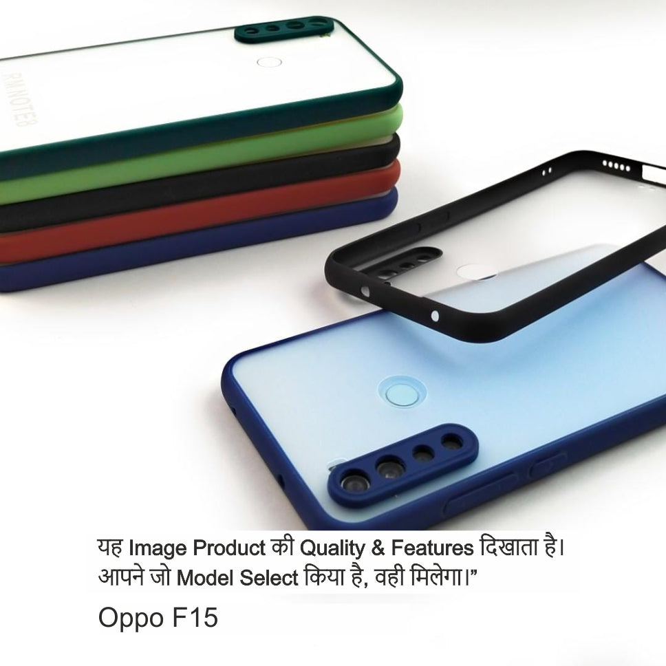 0.3 mm Smoke Back Case Case For Oppo F15