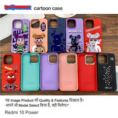 Bear Brick Cartoon Case Case For Redmi 10 Power
