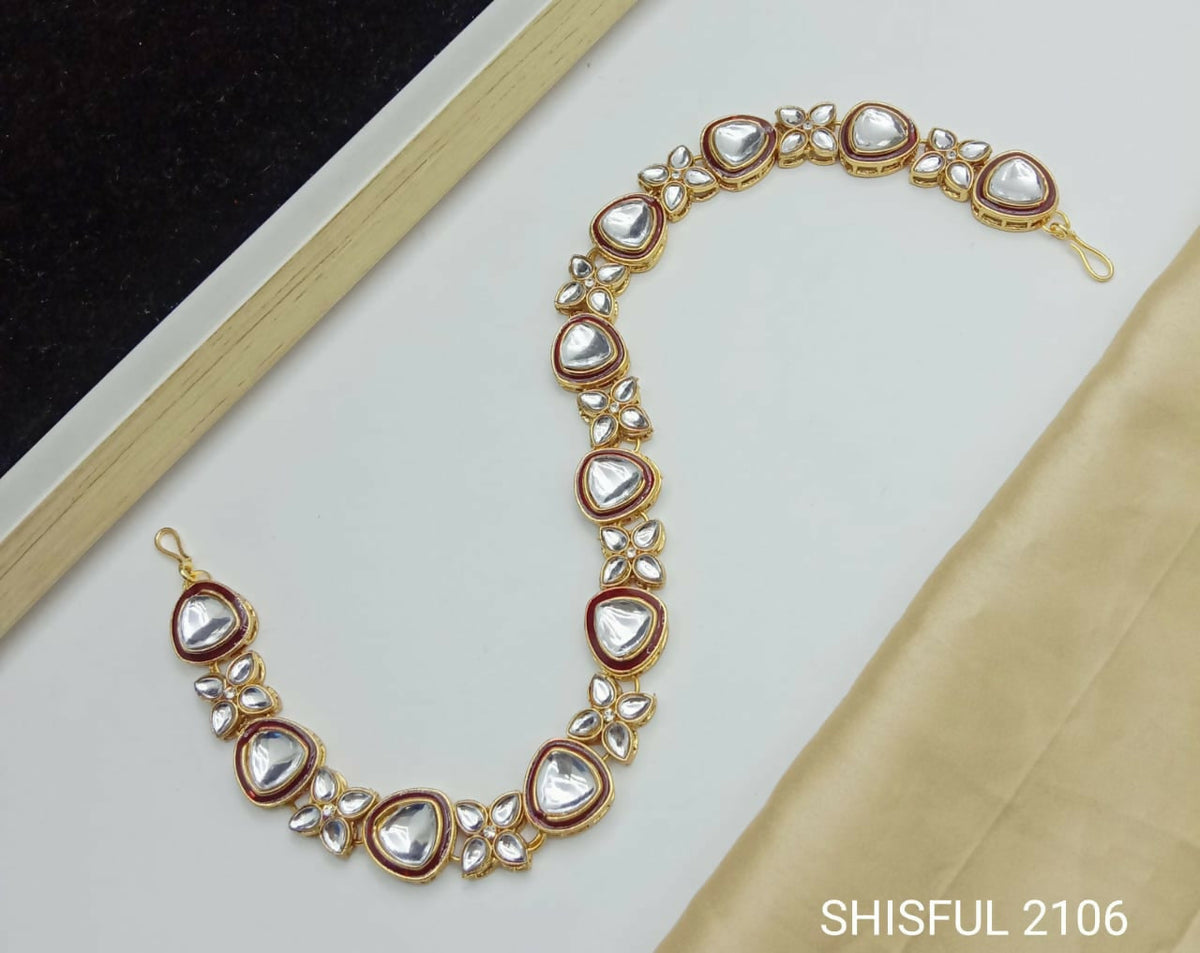 SHISHFUL (KUNDAN) MATHA PATTI FOR WOMAN AND GIRL