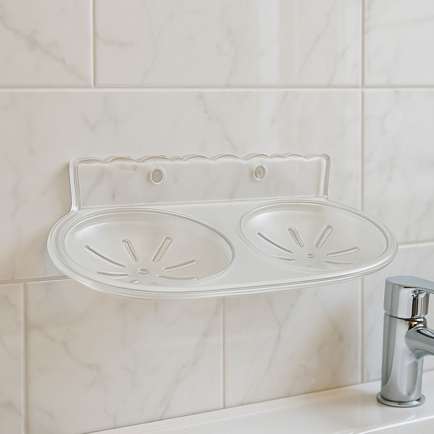 Double Soap Dish Holder ,Sabudani