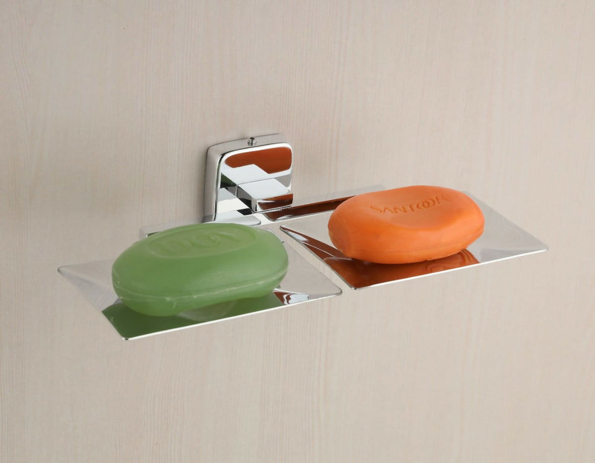 STAINLESS STEEL 2009 DOUBLE SOAP DISH