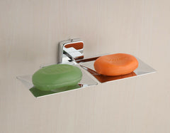 STAINLESS STEEL 2009 DOUBLE SOAP DISH